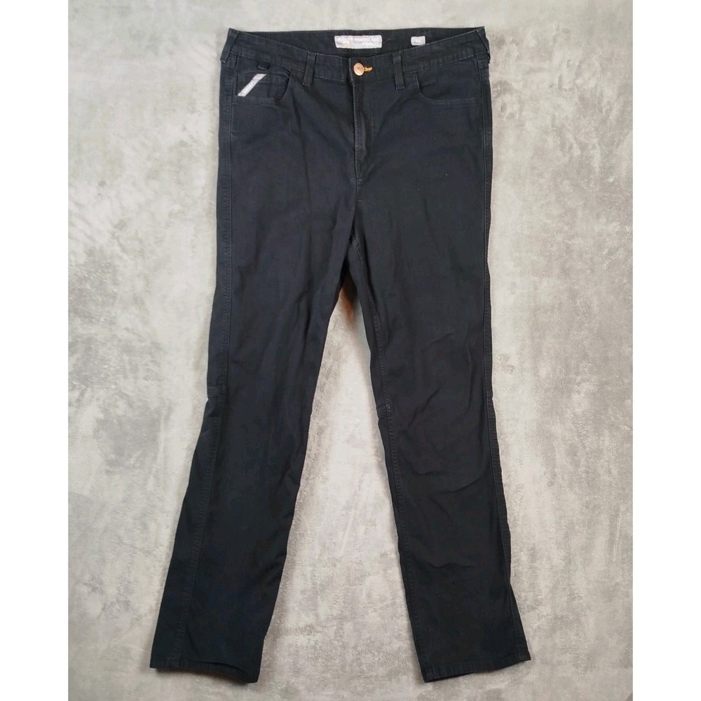 Ariat Rebar Perfect Rise Straight Jeans Mens 33L(35x34) Black Western Workwear